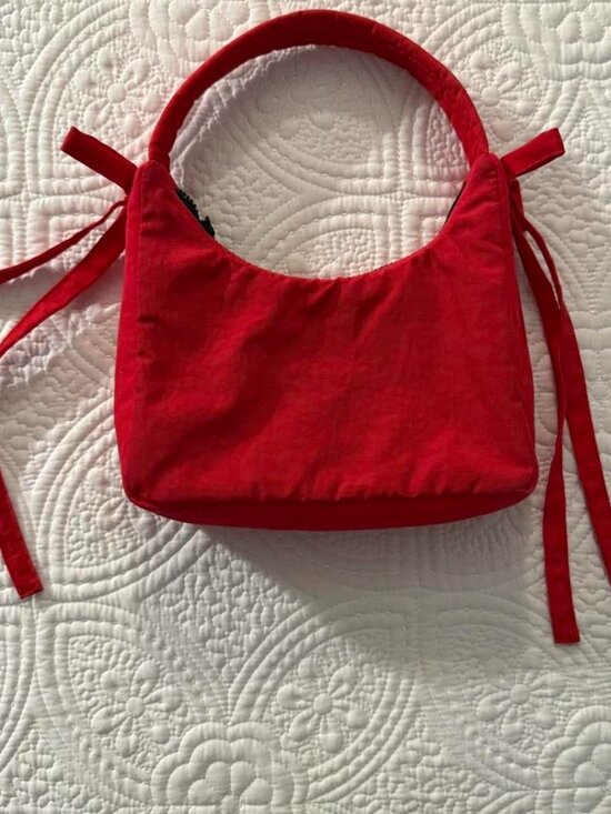 BAGGU Handbags - Baggu x Sandy Liang Mini Bow Bag Candy Apple Red